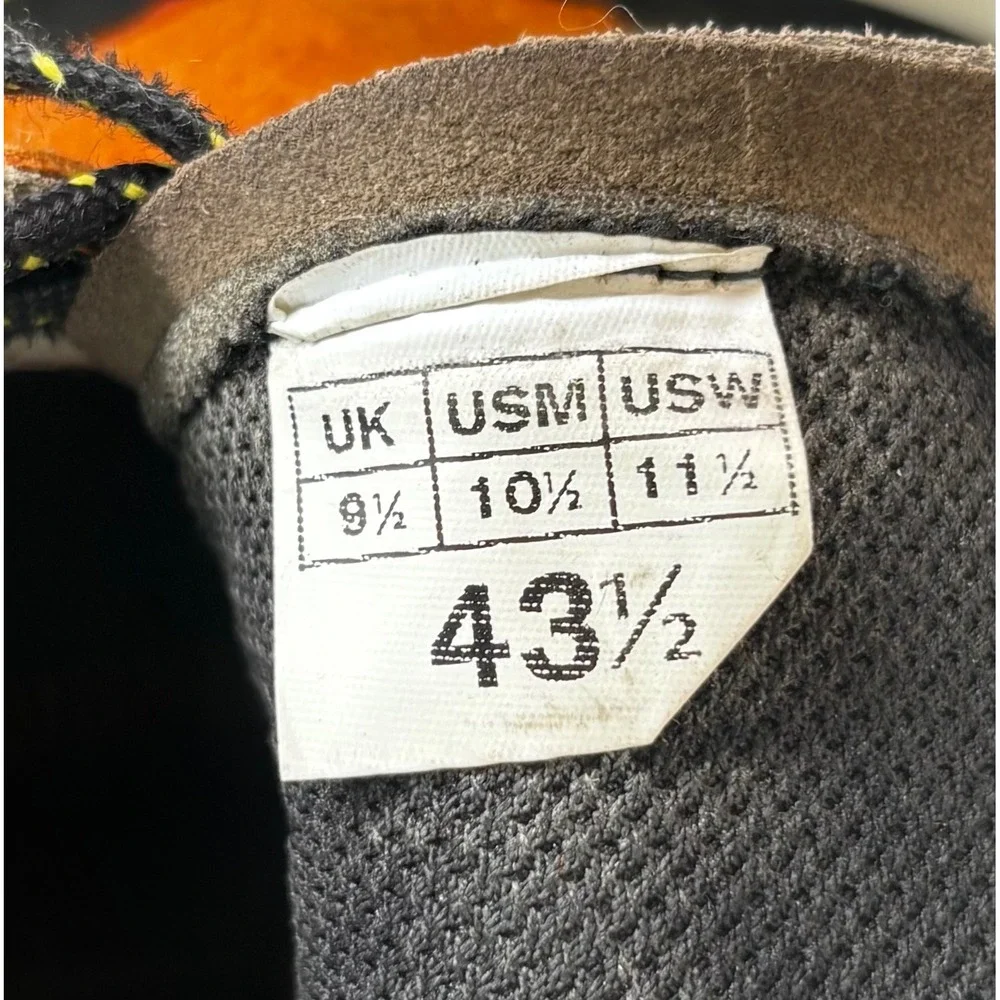 La Sportiva Katana Climbing Shoes Mens 10.5 Womens 11.5 Orange Grey Good Lace Up